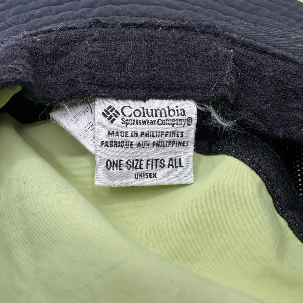 Columbia Sportswear Vtg Boonie Bucket Hat Sage Green Mesh Vented Unisex One Size